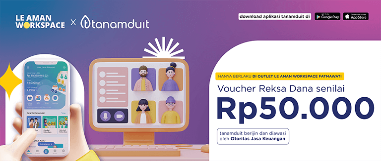 Voucher Meeting Room & Private Office Rp50.000