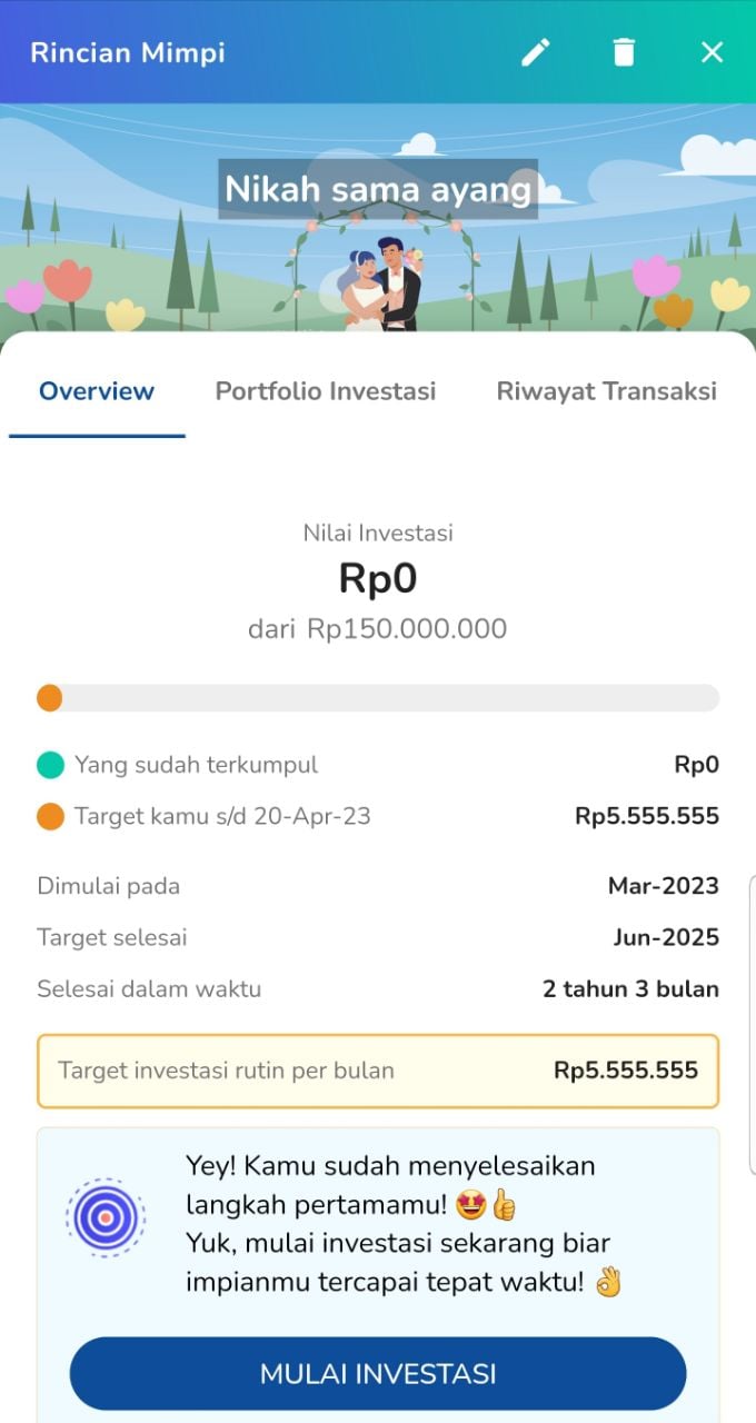 mulai investasi pertamamu