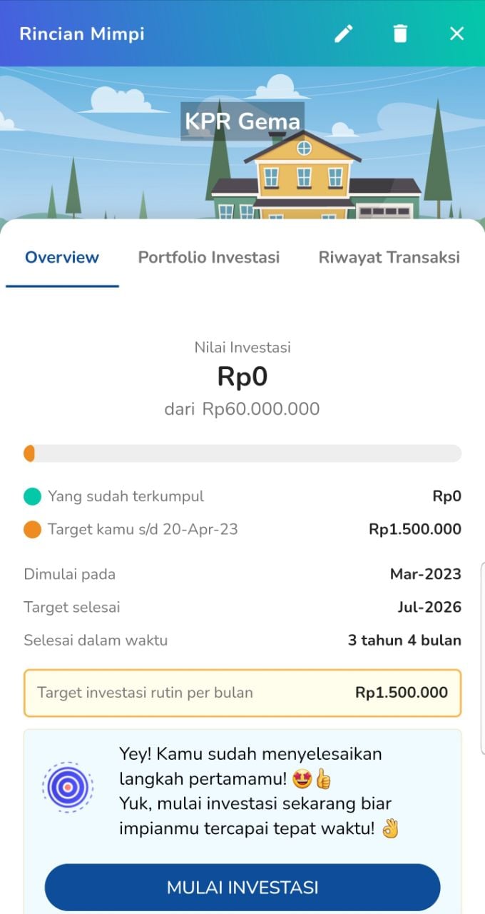 mulai investasi pertamamu