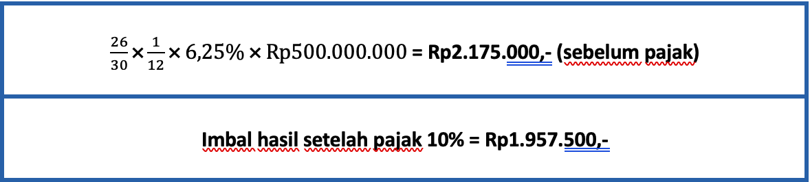 simulasi perhitungan short coupon ST010-T2