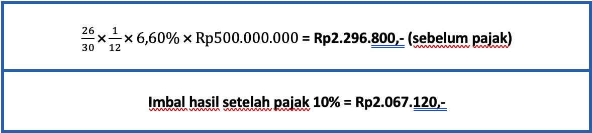 simulasi perhitungan short coupon ST010-T4