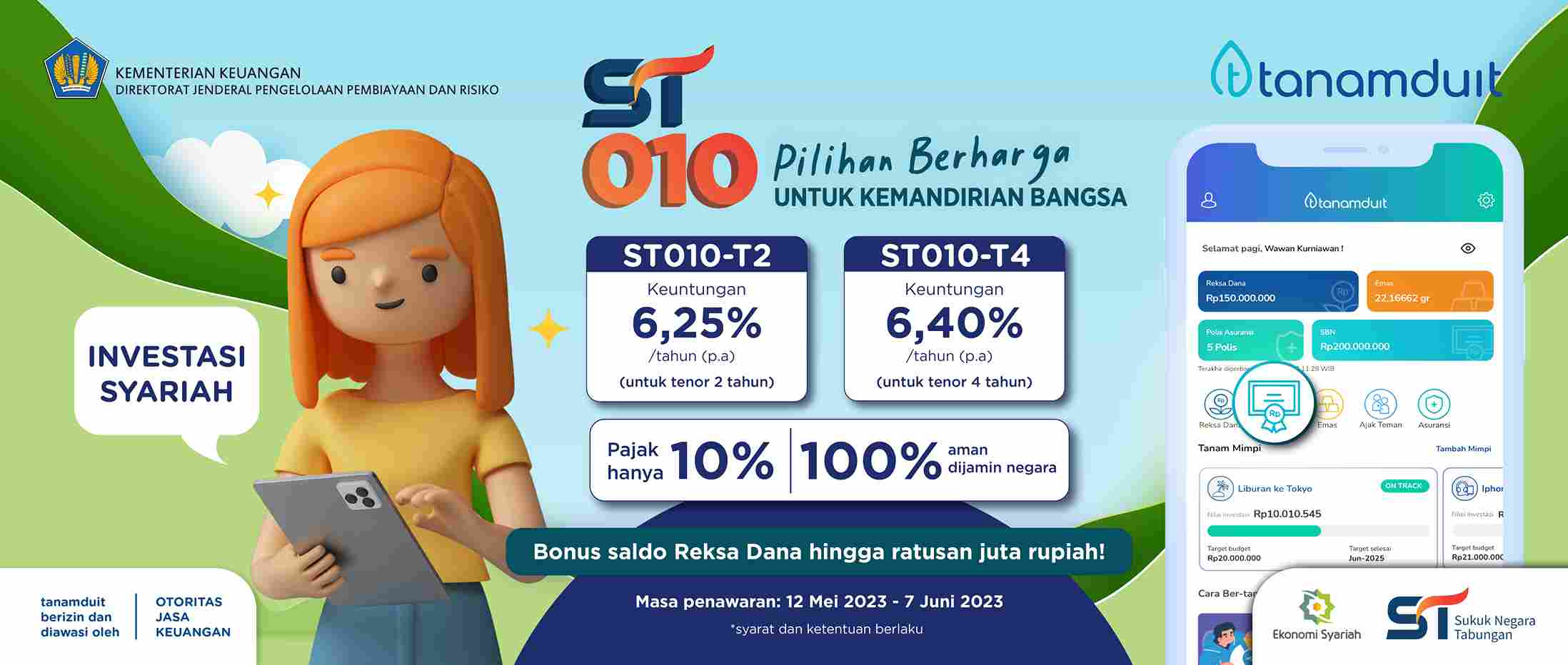 promo st010 tanamduit
