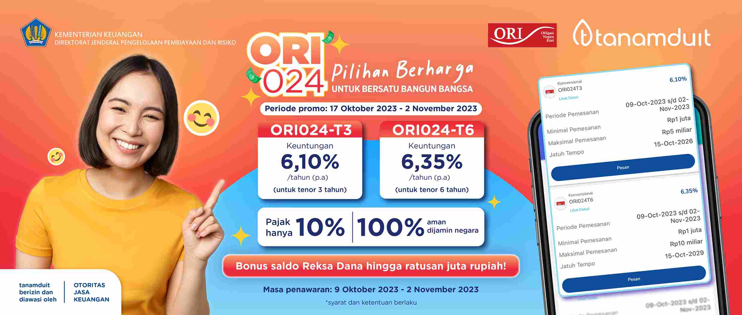 promo ORI024 tanamduit