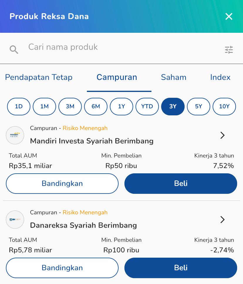 reksa-dana-campuran-syariah-terbaik