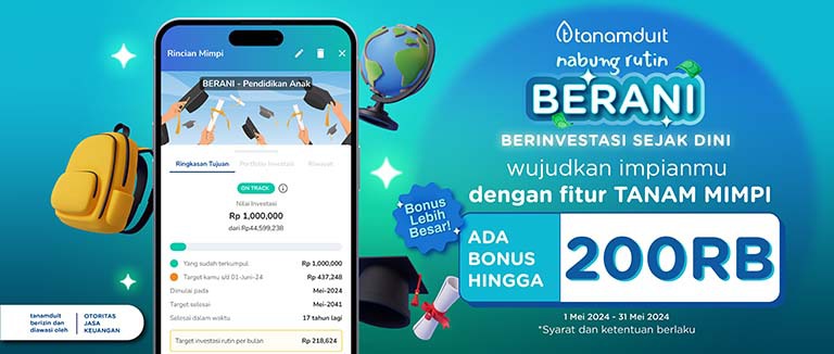 Nabung Rutin BERANI – Berinvestasi Sejak Dini