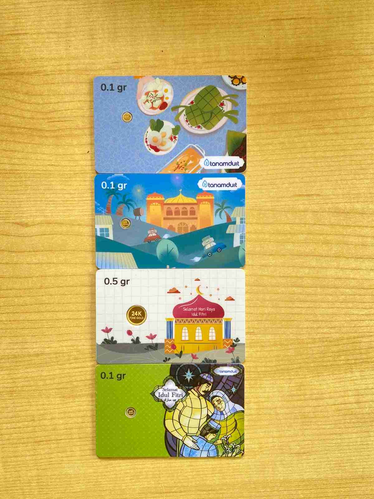 souvenir kantor kartu emas