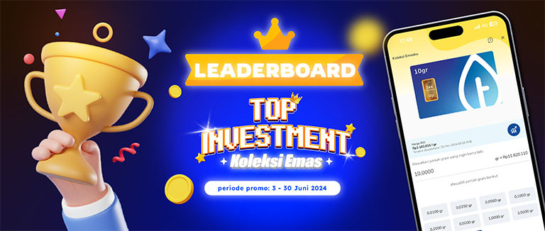Leaderboard Top Investment KOLEKSI EMAS Juni 2024
