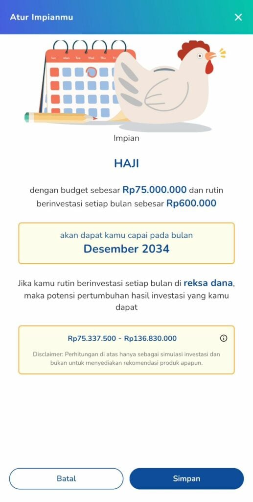 nabung 20 ribu per hari untuk haji