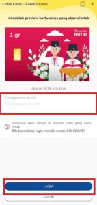 cara investasi emas-masukkan pesan