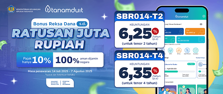Promo SBR014: Investasi SBR014 Bonus Jutaan Rupiah!